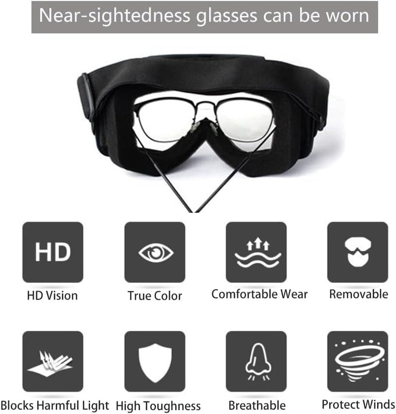 LEJUNJIE MICH Airsoft Helmet and Detachable Full Face Airsoft Mask Goggles with NVG Mount and Side Rail for Paintball-Hunting and Outdoor Activities - Image 5
